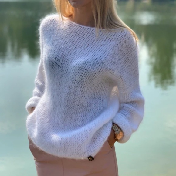 Mohair sweater vintage Giancarlo Ricci - Picture 11 of 13